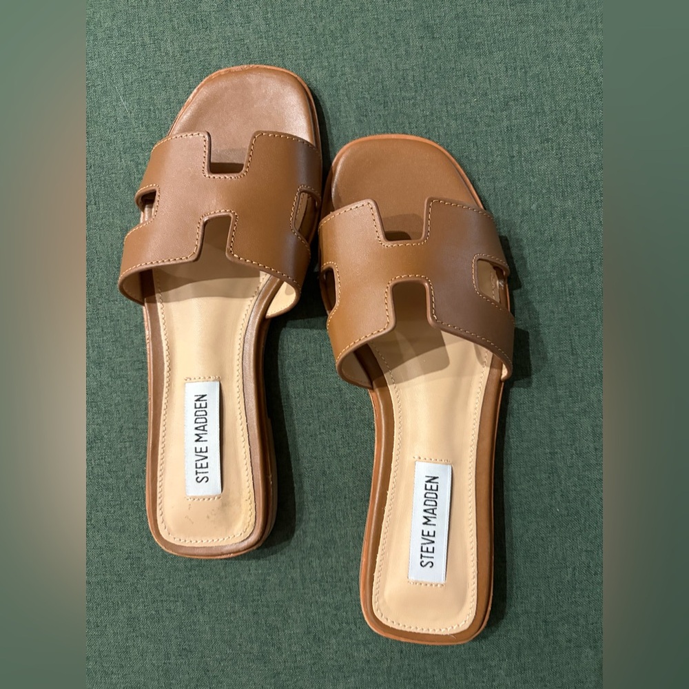 HADYN COGNAC LEATHER Steve Madden, Size 6, NWOT - Picture 2 of 4